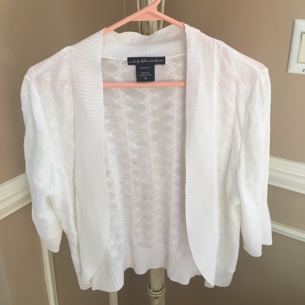 White Cardigan